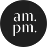 am.pm. POWDER logo